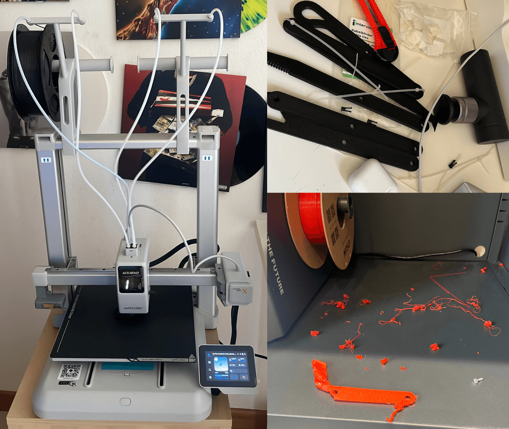 La stampante Anycubic Kobra X e i vari test